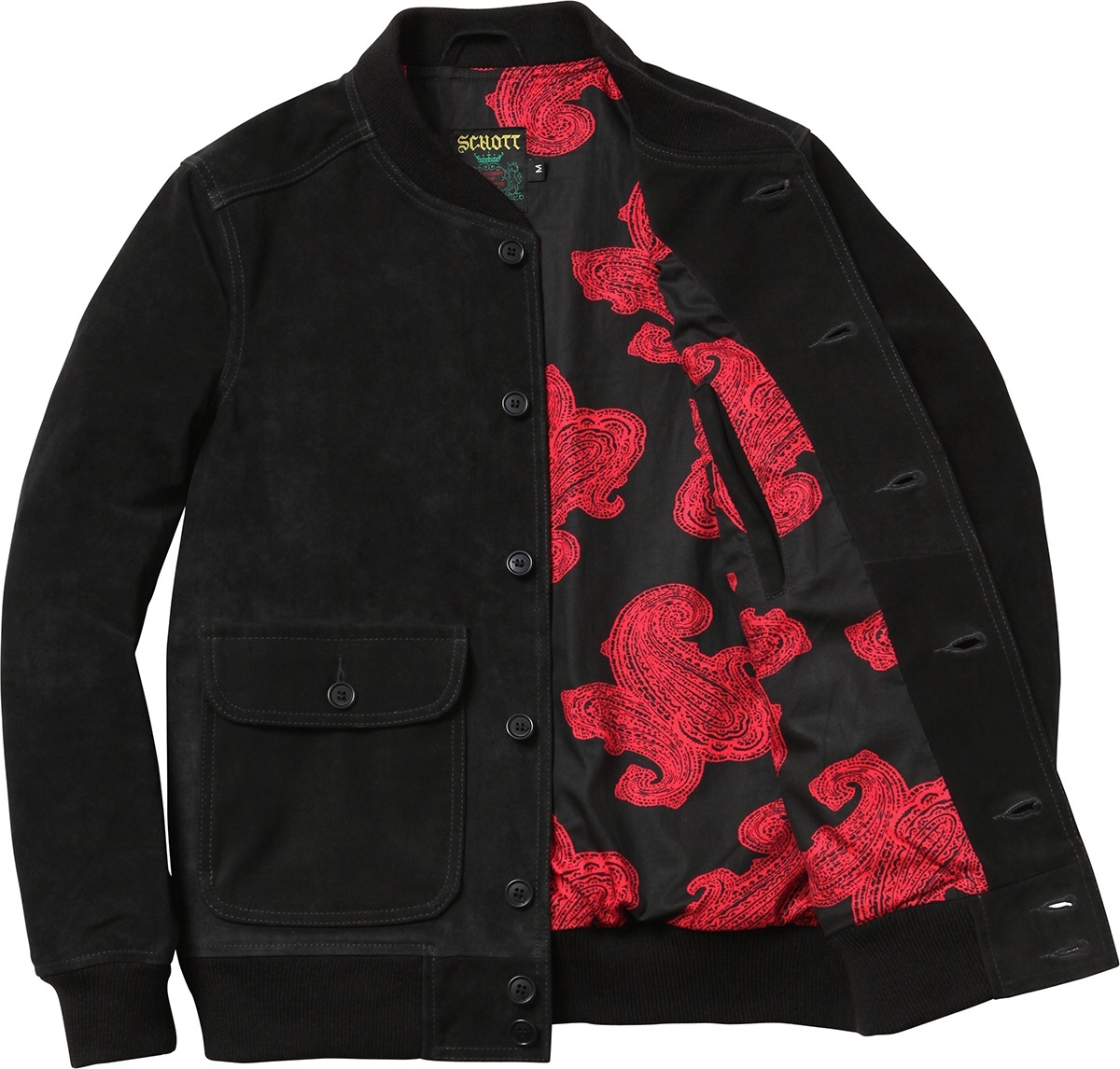 Supreme/Schott® Suede Bomber Jacket view 7